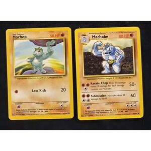 Pokemon Machop Machoke‎ Set 1999